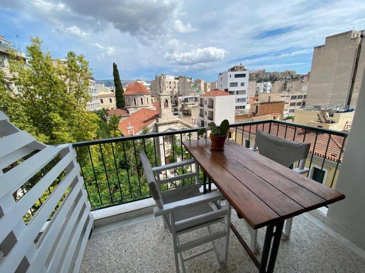 Mosaics Aprtm In Monastiraki With Acropolis View Daire Atina Dış mekan fotoğraf
